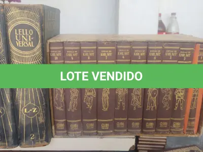 LOTE 638 - LOTE COM LIVROS RAROS (NO ESTADO)