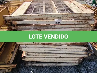 LOTE 025 - 01 LOTE COM GRADES BRANCAS (NO ESTADO)