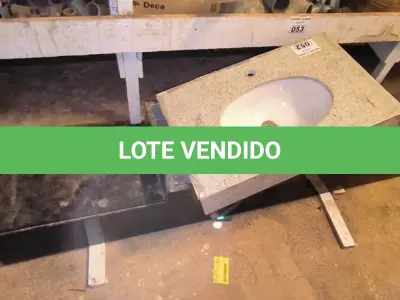 LOTE 052 - 01 PIA EM GRANITO E 02 BANCADAS DE PAREDE EM GRANITO (NO ESTADO)