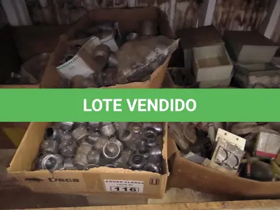 LOTE 116 - 01 LOTE COM PEÇAS PARA ELETRODUTO, TOMADAS INDUSTRIAIS (NO ESTADO)