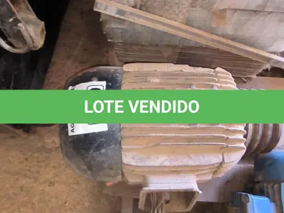 LOTE 020 - 01 MOTOR ELÉTRICO TRIFÁSICO SEM IDENTIFICAÇÃO (NO ESTADO)