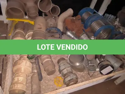 LOTE 231 - 01 LOTE COM MATERIAIS DIVERSOS, CURVA, REGISTRO, AQUECEDOR DE SPA (NO ESTADO)