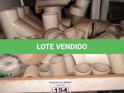 LOTE 154 - 01 LOTE COM JUNÇÃO PARA ESGOTO DIVERSOS TAMANHOS (NO ESTADO)