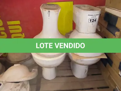 LOTE 124 - 04 VASOS SANITÁRIOS (NO ESTADO)