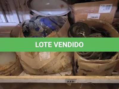 LOTE 222 - 01 LOTE COM ANÉIS DE VEDAÇÃO PARA ENCANAMENTO (NO ESTADO)