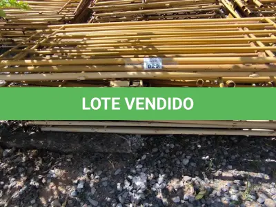 LOTE 029 - 01 LOTE COM GRADES EM FERRO AMARELAS (NO ESTADO)
