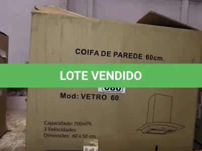 LOTE 080 - 01 COIFA DE PAREDE 0,60 CM TRAMONTINA (NO ESTADO)