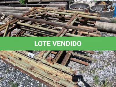 LOTE 193 - 01 LOTE COM GRADES EM FERRO NA COR VERDE (NO ESTADO)