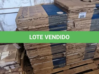 LOTE 205 - 65 CAIXAS DE PISO PORTOBELLO BRAVA CEMENT 60CM X 60CM (NO ESTADO)