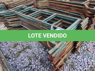 LOTE 255 - 01 LOTE COM GRADES EM FERRO NA COR VERDE (NO ESTADO)