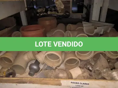 LOTE 161 - 01 LOTE COM JUNÇÃO PARA ESGOTO DIVERSOS TAMANHOS (NO ESTADO)