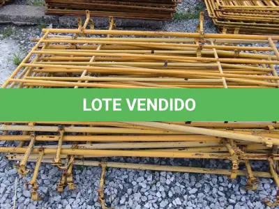 LOTE 248 - 01 LOTE COM GRADES EM FERRO NA COR AMARELA (NO ESTADO)