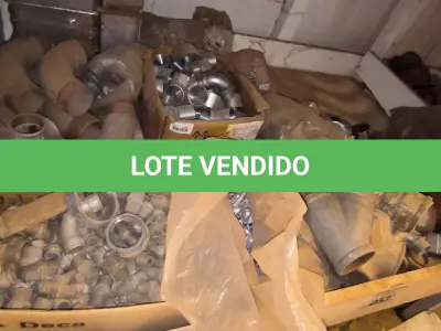 LOTE 053 - 01 LOTE COM CONEXÃO EM ALUMÍNIO E GALVANIZADOS (NO ESTADO)