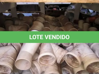 LOTE 150 - 01 LOTE COM JUNÇÃO SIMPLES PARA ESGOTO DN75(NO ESTADO)