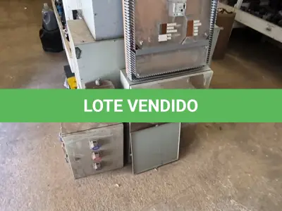 LOTE 041 - 01 LOTE COM QUADROS DE COMANDO ELÉTRICOS (NO ESTADO)