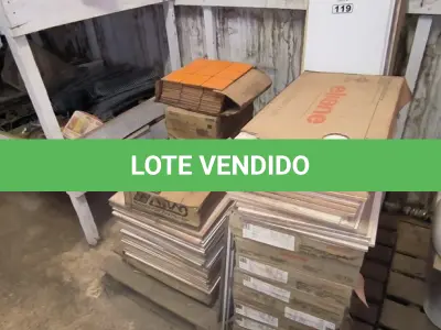 LOTE 119 - 01 LOTE COM PISOS DIVERSOS (NO ESTADO)