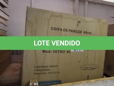 LOTE 077 - 01 COIFA DE PAREDE 0,60 CM TRAMONTINA (NO ESTADO)