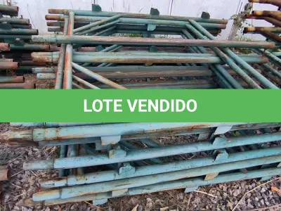LOTE 264 - 01 LOTE COM GRADES EM FERRO NA COR VERDE (NO ESTADO)