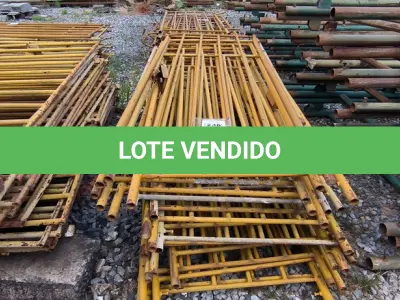 LOTE 238 - 01 LOTE COM GRADES EM FERRO NA COR AMARELA (NO ESTADO)
