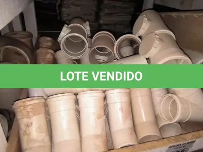 LOTE 156 - 01 LOTE COM JUNÇÃO PARA ESGOTO DIVERSOS TAMANHOS (NO ESTADO)