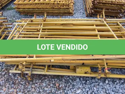 LOTE 249 - 01 LOTE COM GRADES EM FERRO NA COR AMARELA (NO ESTADO)