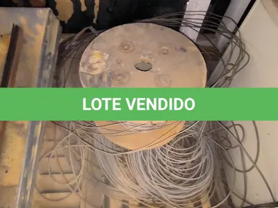 LOTE 012 - 01 LOTE COM CABOS DE AÇO (NO ESTADO)