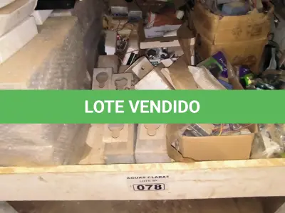 LOTE 078 - 01 LOTE COM REATORES PARA LÂMPADAS, TECLADOS DE SENHA PARA PORTA MAGNÉTICA E FONTE (NO ESTADO)