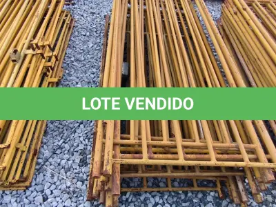 LOTE 274 - 01 LOTE COM GRADES EM FERRO NA COR AMARELA (NO ESTADO)