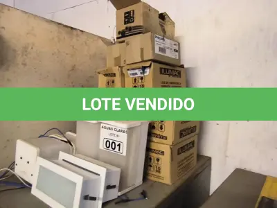 LOTE 001 - 01 LOTE COM LUMINÁRIAS DE EMERGÊNCIA (NO ESTADO)