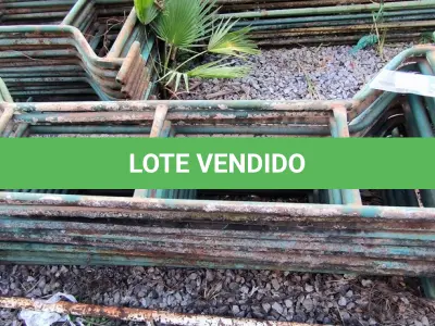 LOTE 259 - 01 LOTE COM GRADES EM FERRO NA COR VERDE (NO ESTADO)
