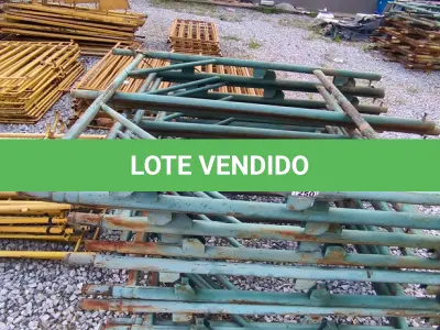 LOTE 250 - 01 LOTE COM GRADES EM FERRO NA COR VERDE (NO ESTADO)