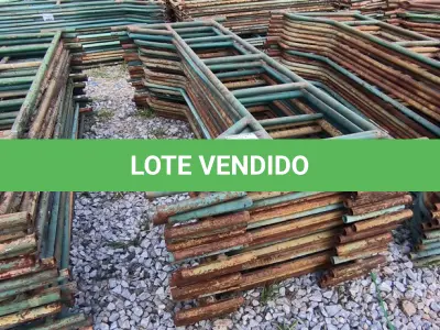 LOTE 255 - 01 LOTE COM GRADES EM FERRO NA COR VERDE (NO ESTADO)