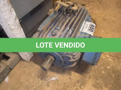 LOTE 009 - 01 MOTOR ELÉTRICO MARCA WEG SEM IDENTIFICAÇÃO (NO ESTADO)