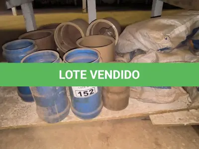LOTE 152 - 01 LOTE COM JUNÇÃO PARA ESGOTO DIVERSOS TAMANHOS (NO ESTADO)