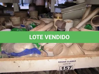 LOTE 157 - 01 LOTE COM JUNÇÃO PARA ESGOTO DIVERSOS TAMANHOS (NO ESTADO)