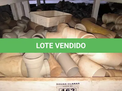 LOTE 162 - 01 LOTE COM JUNÇÃO PARA ESGOTO DIVERSOS TAMANHOS (NO ESTADO)