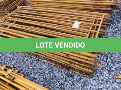 LOTE 274 - 01 LOTE COM GRADES EM FERRO NA COR AMARELA (NO ESTADO)