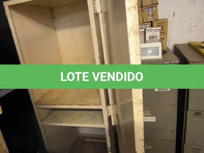 LOTE 003 - 02 ARQUIVOS DE AÇO E 01 ARMÁRIO DE FERRO (NO ESTADO)