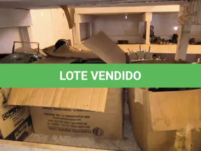 LOTE 050 - 01 LOTE COM LUMINÁRIAS, FUSÍVEIS DE CERÂMICAS (NO ESTADO)