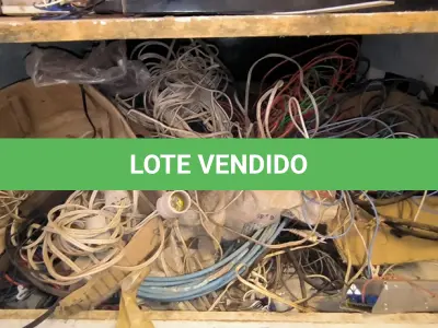 LOTE 011 - 01 LOTE COM FIOS ELÉTRICOS DIVERSOS (NO ESTADO)