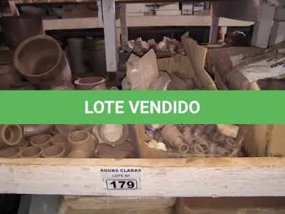LOTE 179 - 01 LOTE COM JUNÇÃO PARA ÁGUA DIVERSOS TAMANHOS (NO ESTADO)