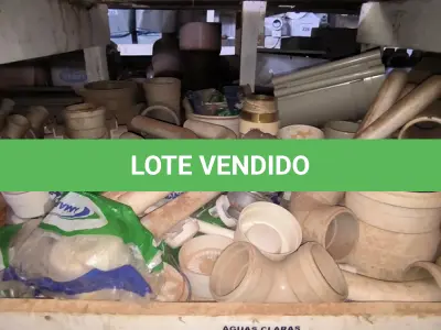 LOTE 157 - 01 LOTE COM JUNÇÃO PARA ESGOTO DIVERSOS TAMANHOS (NO ESTADO)