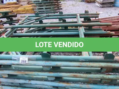 LOTE 269 - 01 LOTE COM GRADES EM FERRO NA COR VERDE (NO ESTADO)