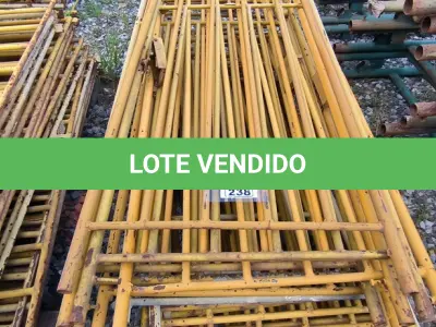 LOTE 238 - 01 LOTE COM GRADES EM FERRO NA COR AMARELA (NO ESTADO)