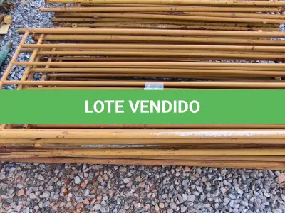 LOTE 275 - 01 LOTE COM GRADES EM FERRO NA COR AMARELA (NO ESTADO)