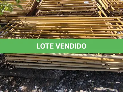 LOTE 029 - 01 LOTE COM GRADES EM FERRO AMARELAS (NO ESTADO)