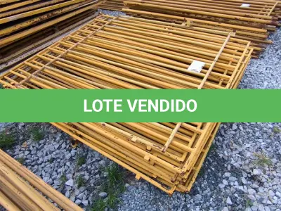 LOTE 273 - 01 LOTE COM GRADES EM FERRO NA COR AMARELA (NO ESTADO)