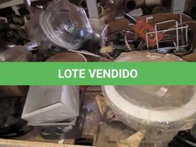 LOTE 181 - 01 LOTE COM MATERIAIS DIVERSOS, MOTOR DE PORTÃO, RÁDIOS COMUNICADORES, FAZEDOR DE ROSCA PARA CANOS (NO ESTADO)