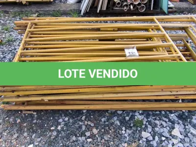 LOTE 246 - 01 LOTE COM GRADES EM FERRO NA COR AMARELA (NO ESTADO, NÃO SABEMOS SE FUNCIONA. LEILÃO NÃO TEM GARANTIA E NEM DEVOLUÇÃO)