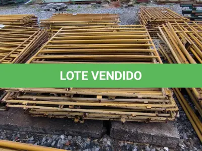 LOTE 237 - 01 LOTE COM GRADES EM FERRO NA COR AMARELA (NO ESTADO)